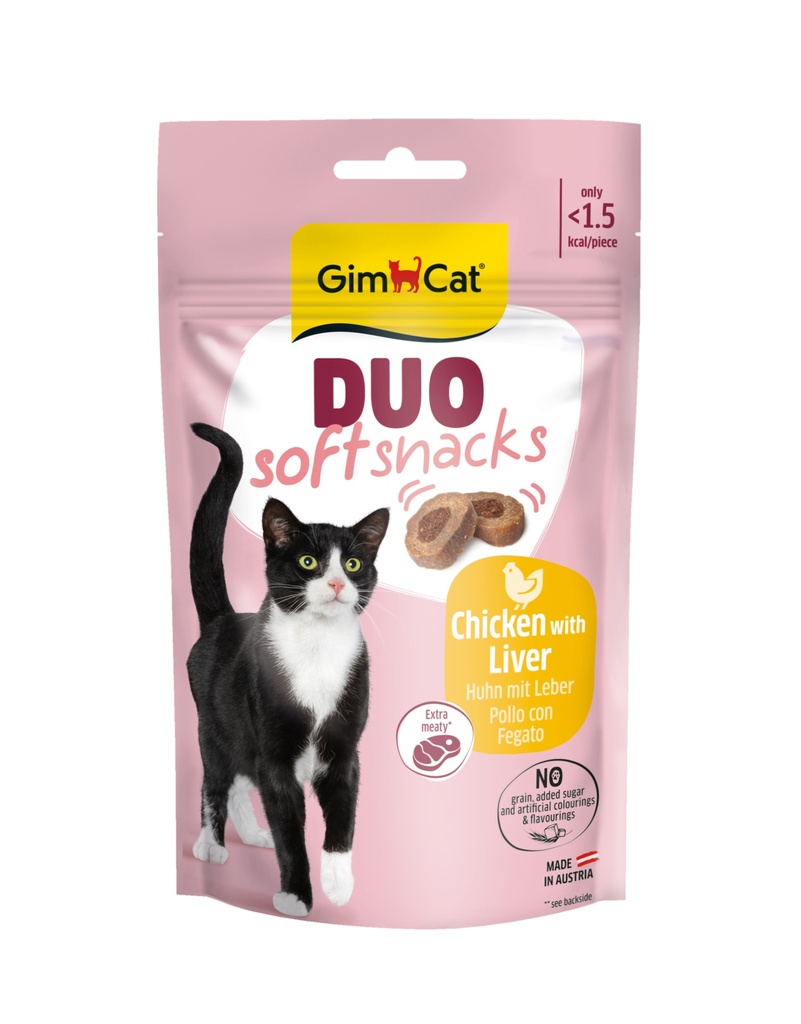 GimCat Duo Snacks Kip & Lever 50 gr.