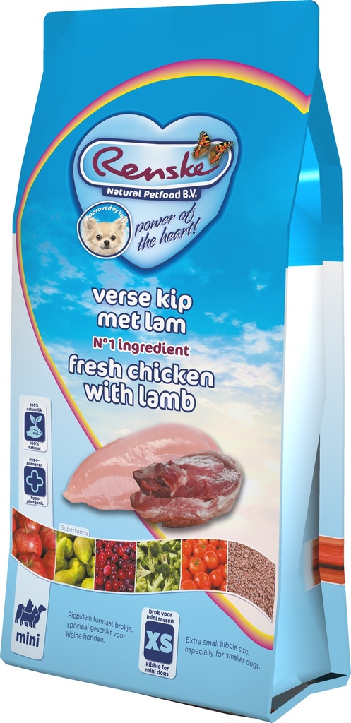 Renske Super Mini Kip en Lam 6,5 kg.