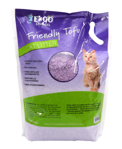 Ekoo Tofu Catlitter Lavendel 6 x 6 ltr.