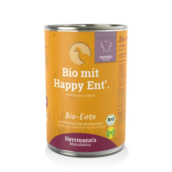 Herrmanns Bio Sensitive Eend 6 x 400 gr.