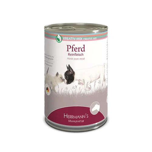 Herrmanns Puur Paard 6 x 400 gr.