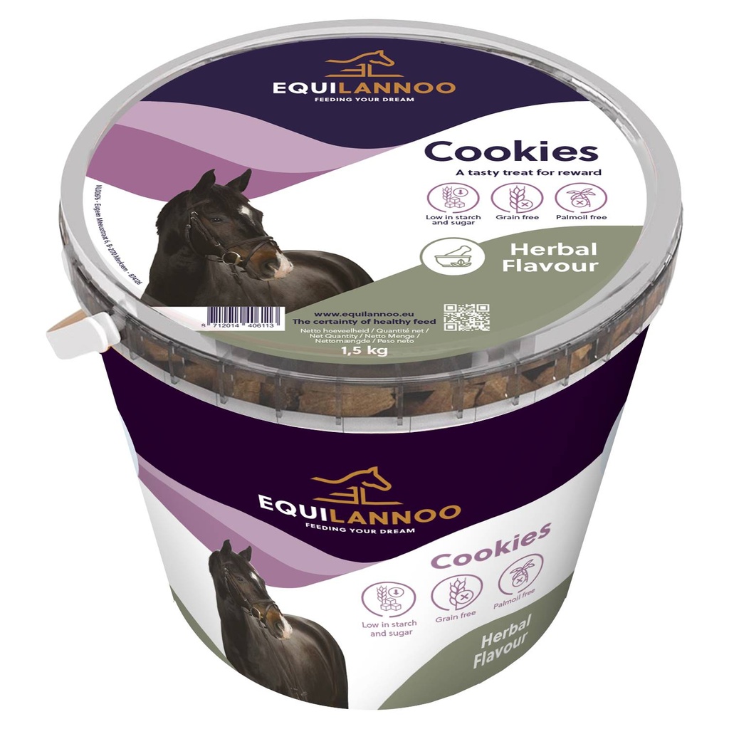 Equilannoo Cookies Herbal 6 x 1,5 kg