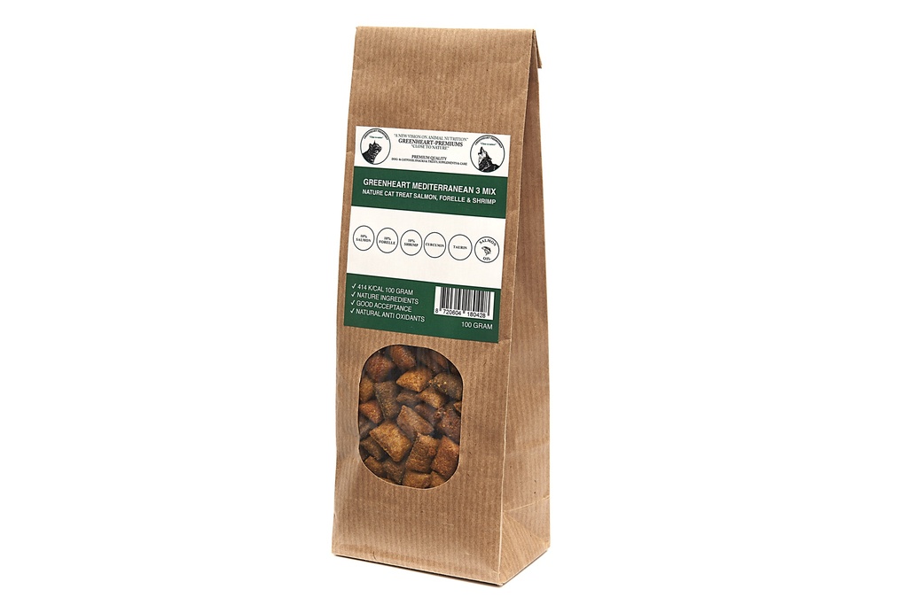 Greenheart Nature Cat Treats Mix Mediterranean
