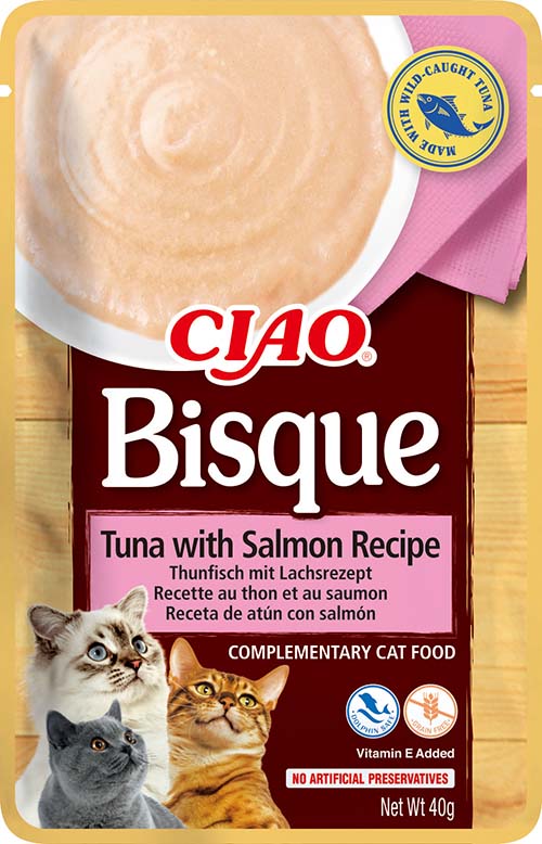 Inaba Bisque Tuna With Salmon (12 x 40 gr.)