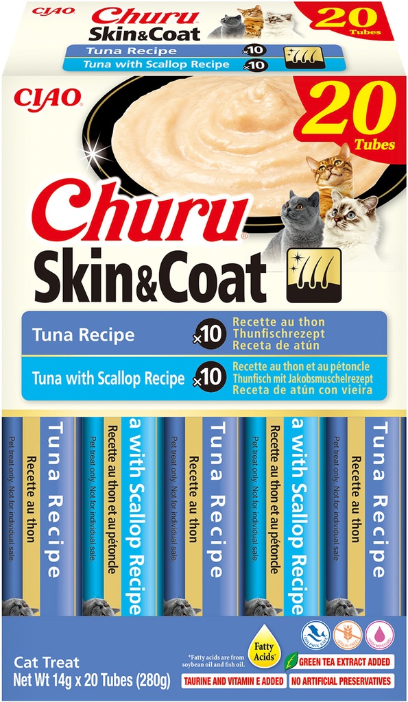 Inaba Churu Skin & Coat Multipack Tuna (20 st.)