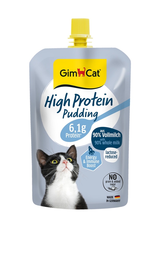 GimCat Pudding High Protein voor Katten 10 x 100 gr.