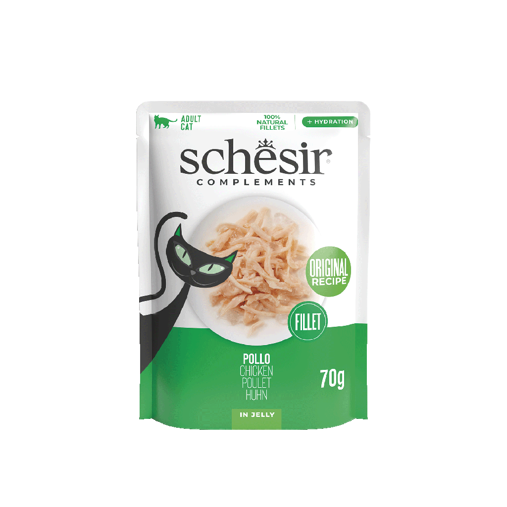Schesir Cat Pouch Chicken In Jelly