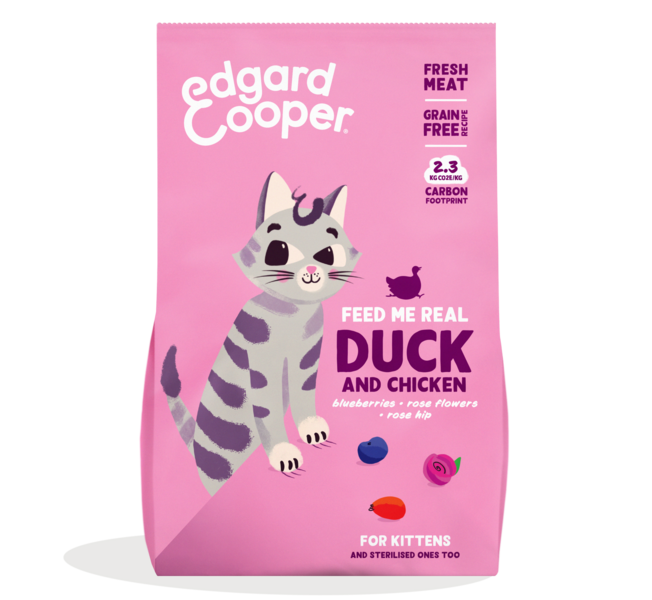 Edgard & Cooper Cat Kitten Duck And Chicken