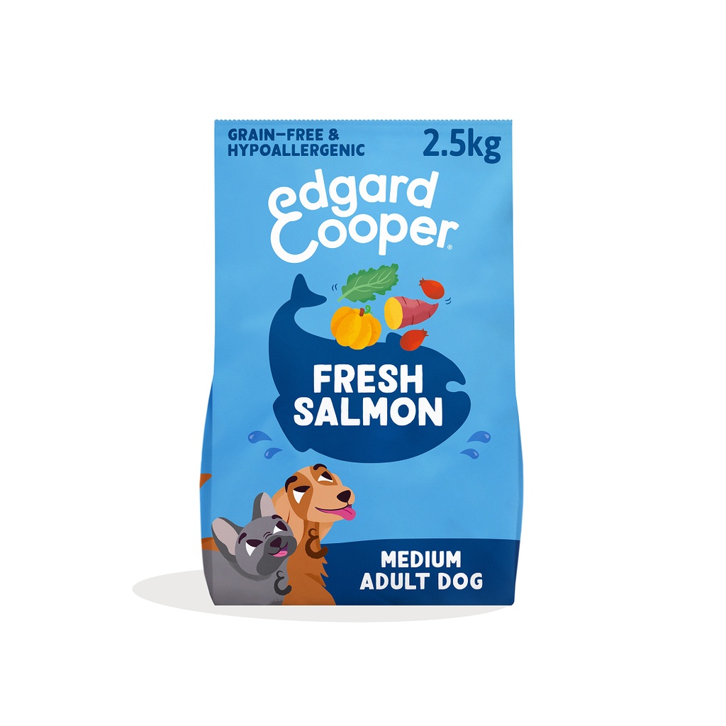 Edgard & Cooper Dog Medium Adult Salmon