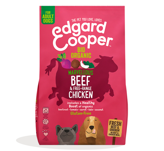 Edgard & Cooper Dog Adult Organic Beef & Free-range Chicken