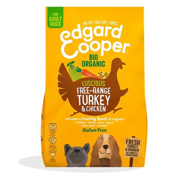 Edgard & Cooper Dog Medium Adult Organic Turkey And Chicken