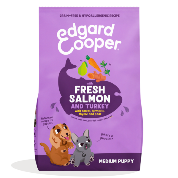 Edgard & Cooper Dog Medium Puppy Salmon And Turkey