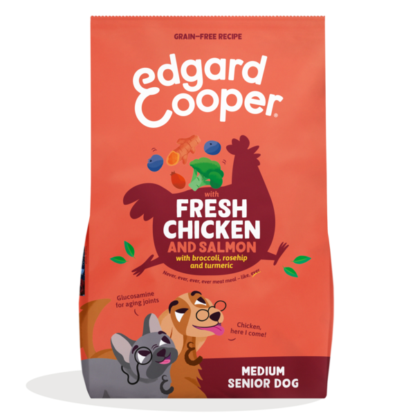 Edgard & Cooper Dog Medium Senior Chicken And Salmon