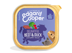 Edgard & Cooper Dog Adult Beef & Duck, Sweet Potato, Broccoli 11 x 150 gr.