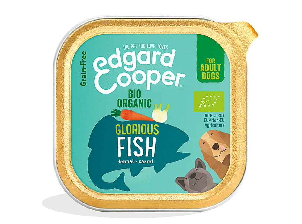 Edgard & Cooper Dog Adult Fish, Fennel, Carrot 17 x 100 gr.
