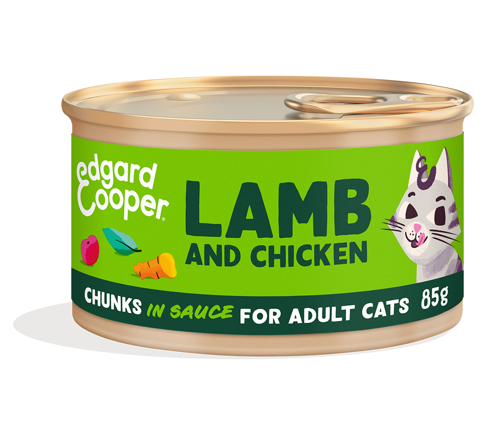 Edgard & Cooper Cat Adult Turkey And Chicken Chunks In Sauce 18 x 85 gr.
