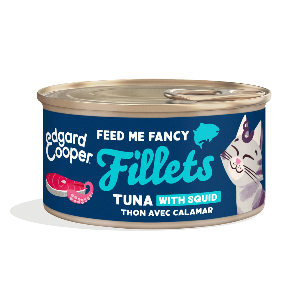Edgard & Cooper Cat Tuna And Squid Fillets