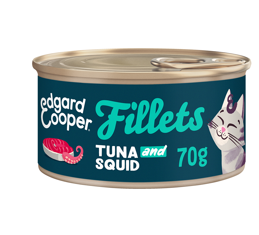 Edgard & Cooper Cat Tuna And Squid Fillets 24 x 70 gr.
