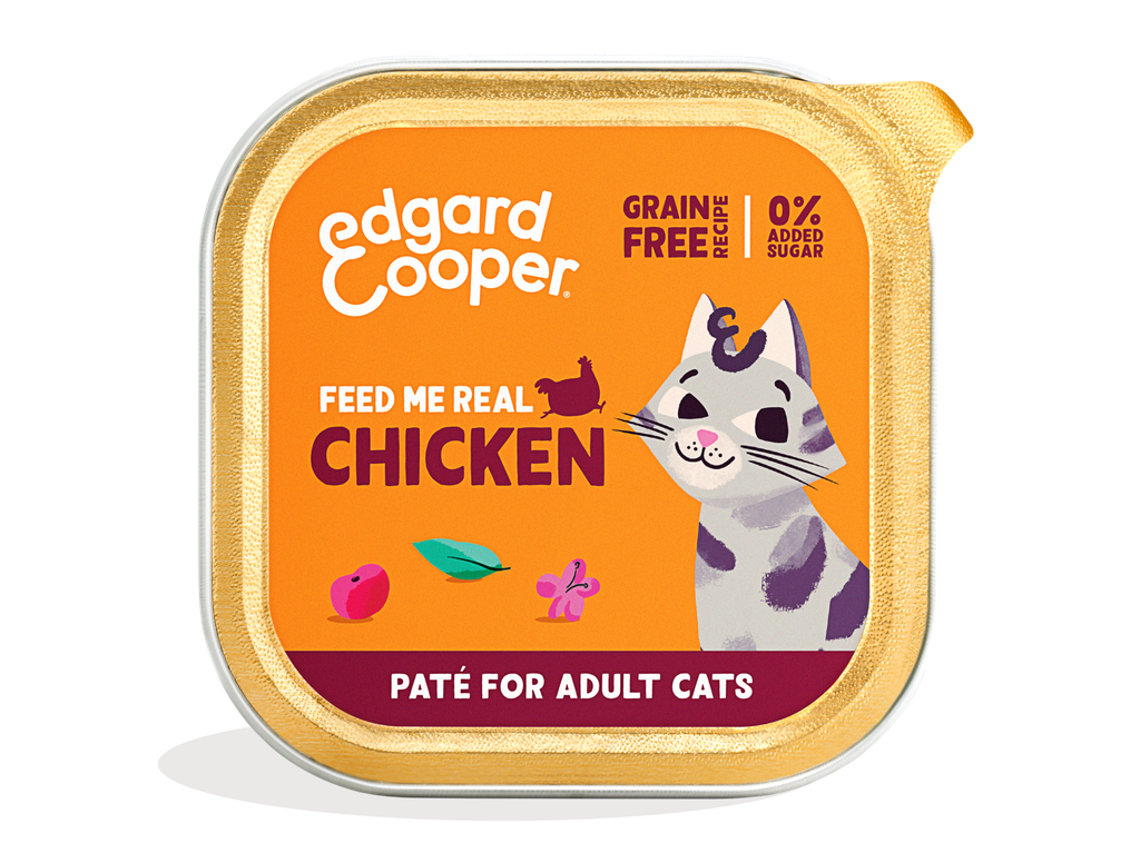 Edgard & Cooper Cat Adult Chicken Paté 16 x 85 gr.