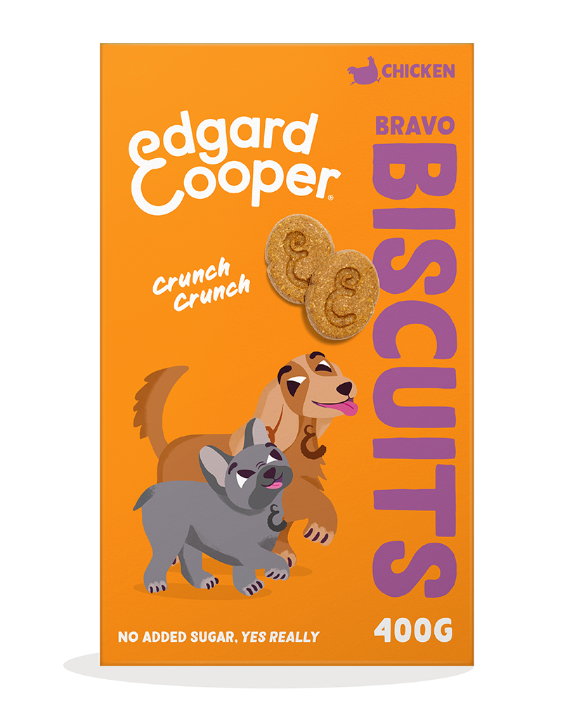 Edgard & Cooper Dog Biscuits Chicken 7 x 400 gr.