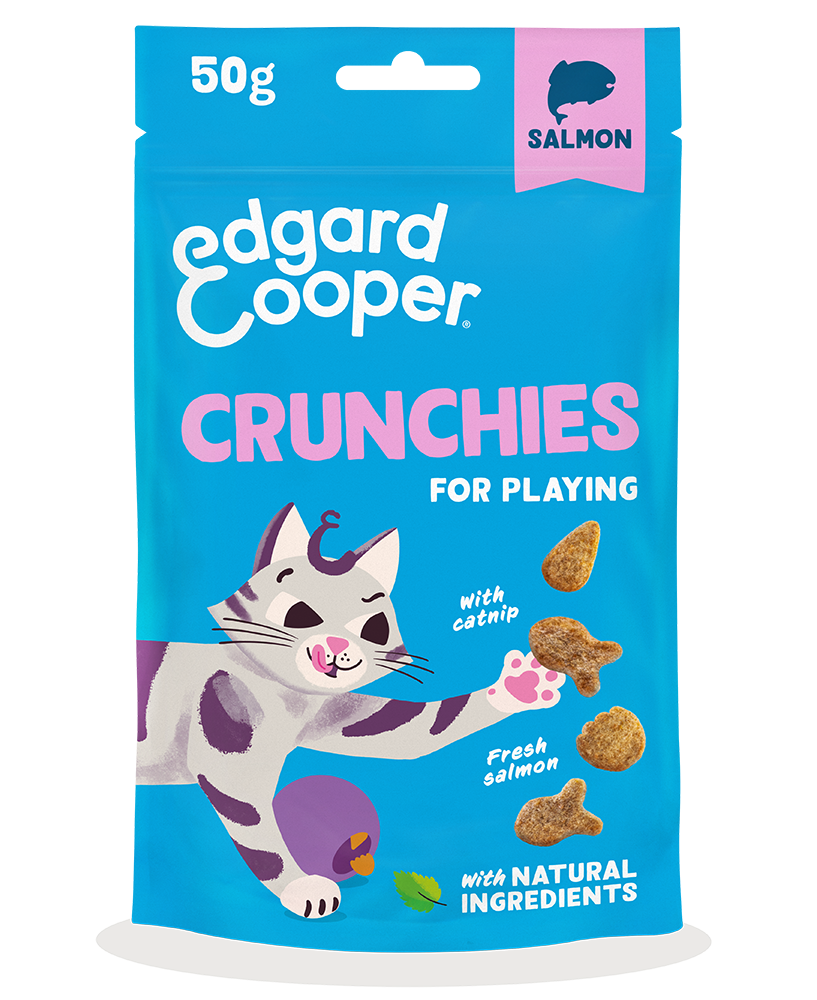 Edgard & Cooper Cat Crunchies Salmon 8 x 50 gr.