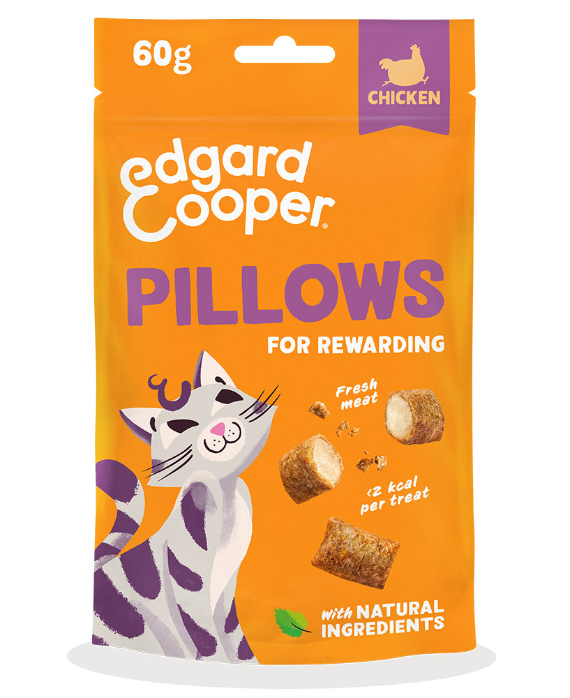 Edgard & Cooper Cat Pillows Chicken 8 x 60 gr.