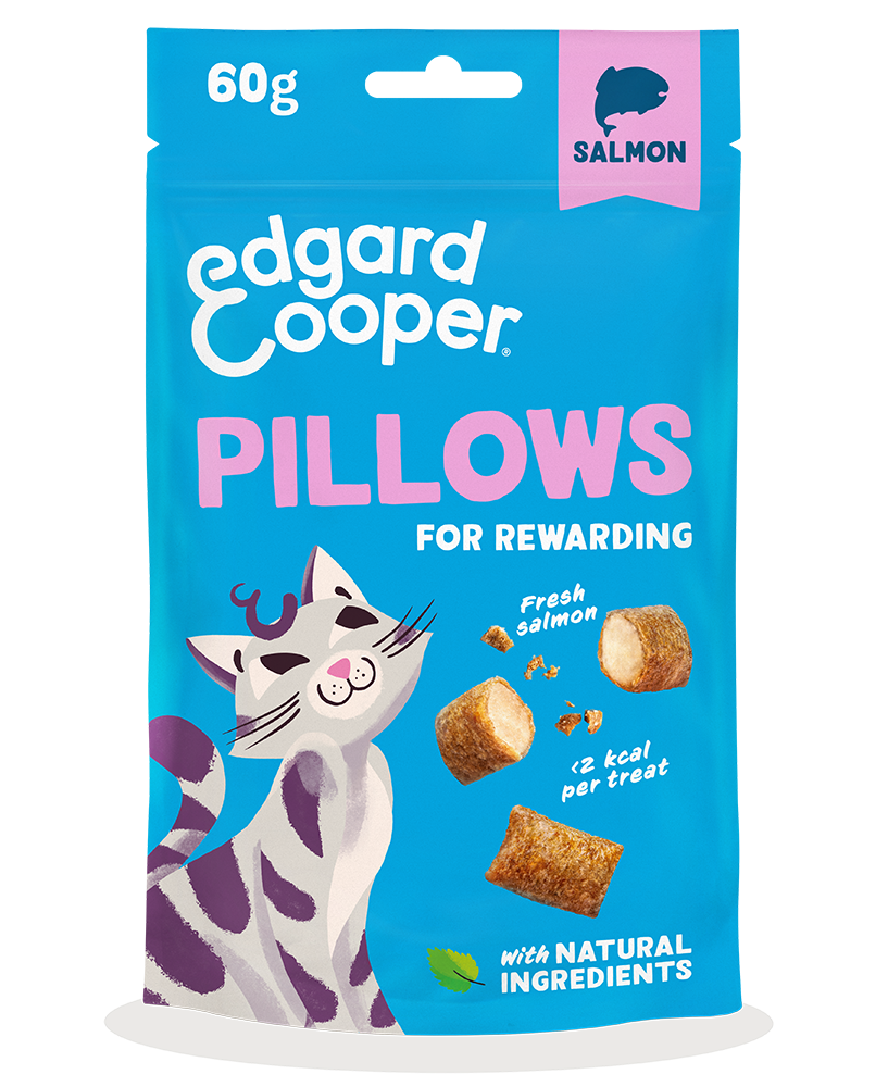 Edgard & Cooper Cat Pillows Salmon 8 x 60 gr.