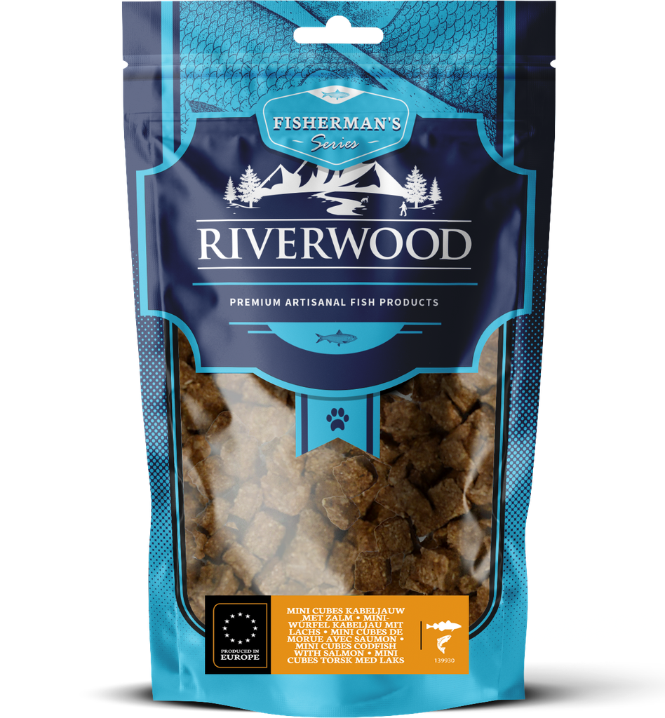 Riverwood Fisherman Mini Cubes Kabeljauw Met Zalm