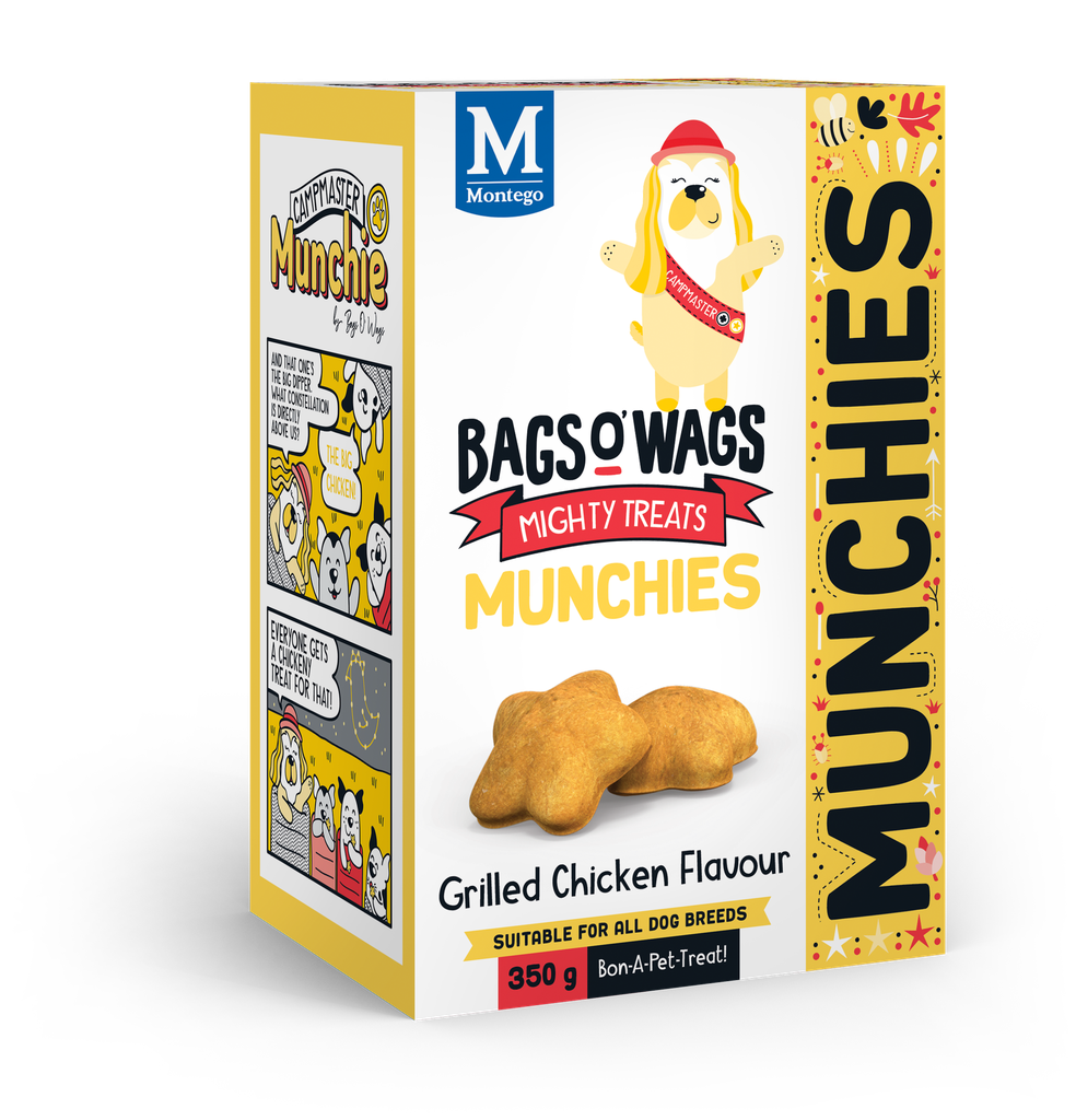 Montego Bags O' Wags Munchies Chicken 8 x 350 gr.