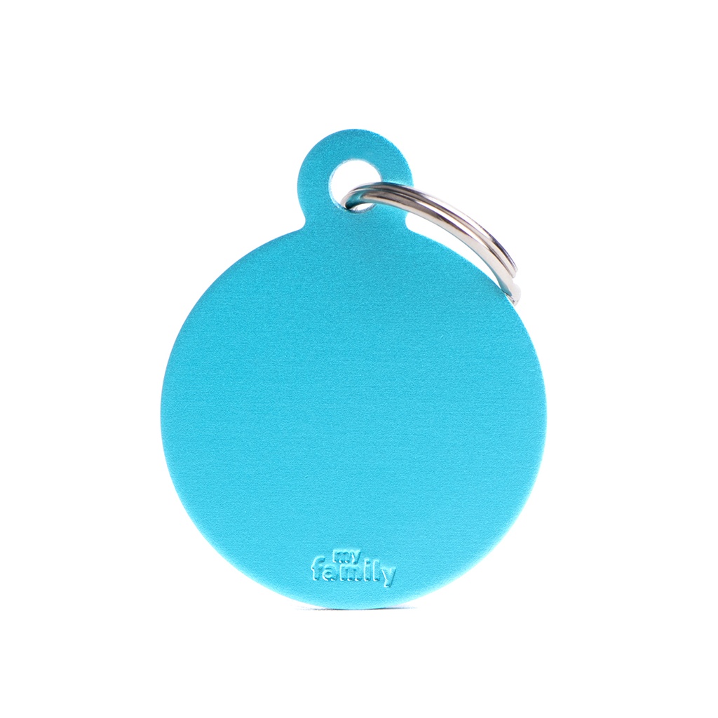 MyFamily Big Round Aluminum Light Blue