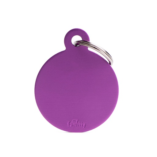 [MF25835] MyFamily Big Round Aluminum Purple