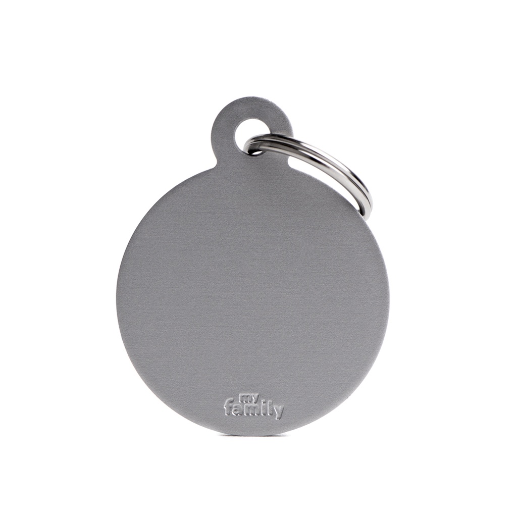 MyFamily Big Round Aluminum Grey
