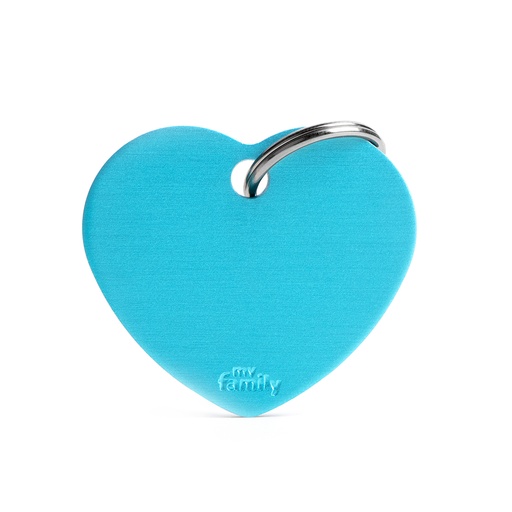 [MF25839] MyFamily Big Heart Aluminum Light Blue