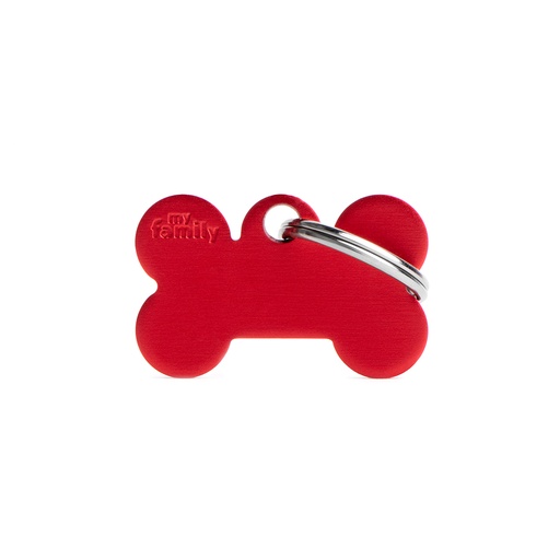 [MF25160] MyFamily Small Bone Aluminum Red