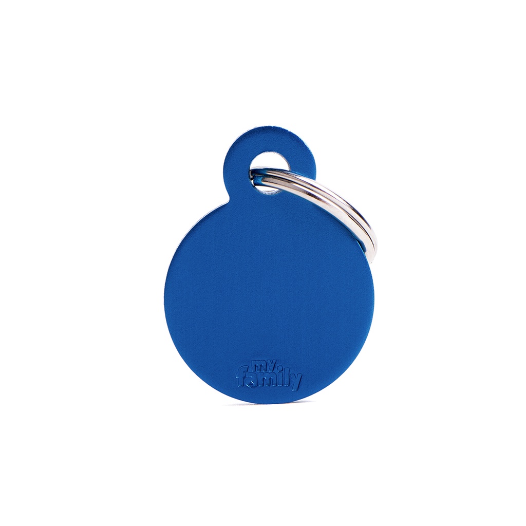 MyFamily Small Round Aluminum Blue
