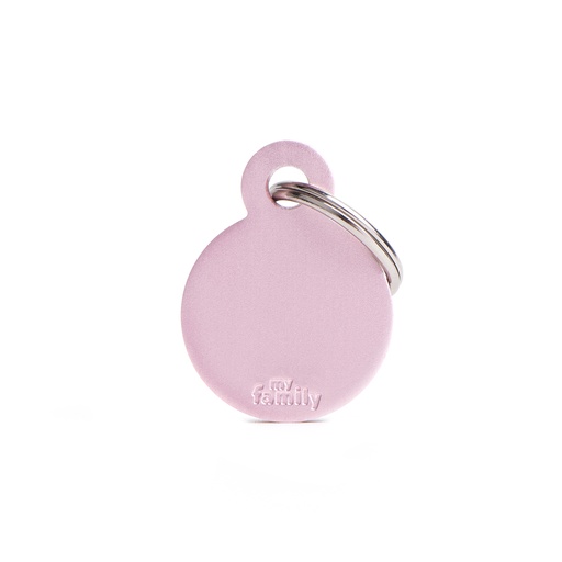 [MF25169] MyFamily Small Round Aluminum Pink