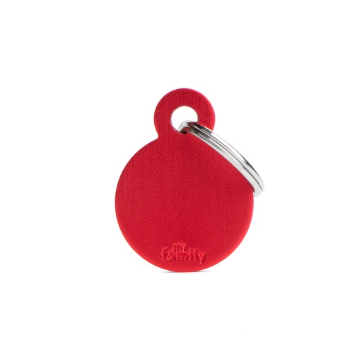 [MF25170] MyFamily Small Round Aluminum Red