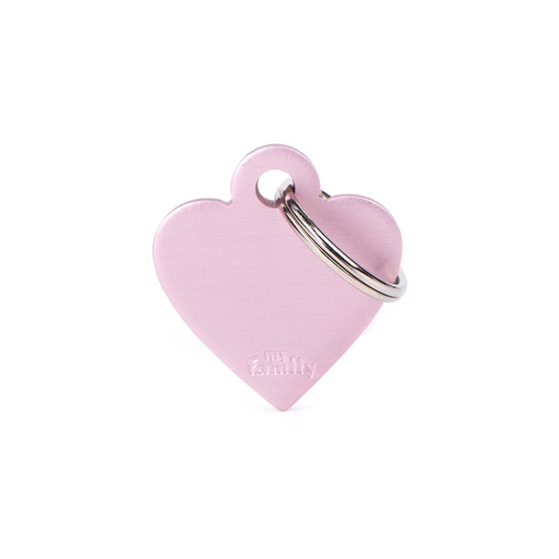 [MF25179] MyFamily Small Heart Aluminum Pink