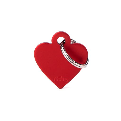 [MF25180] MyFamily Small Heart Aluminum Red