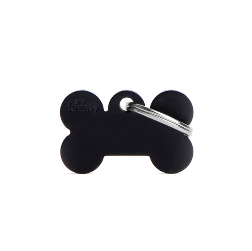 [MF25423] MyFamily Small Bone Aluminum Black