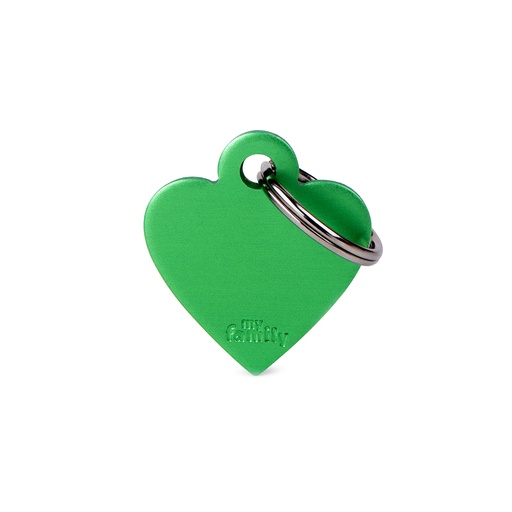 [MF25433] MyFamily Small Heart Aluminum Green