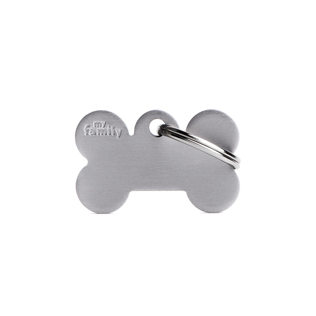 MyFamily Small Bone Aluminum Grey