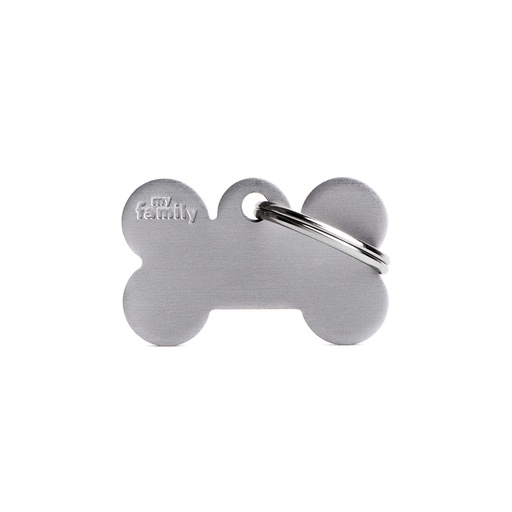 [MF25821] MyFamily Small Bone Aluminum Grey