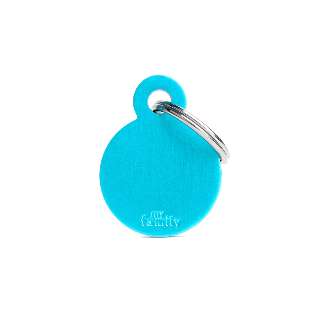 MyFamily Small Round Aluminum Light Blue