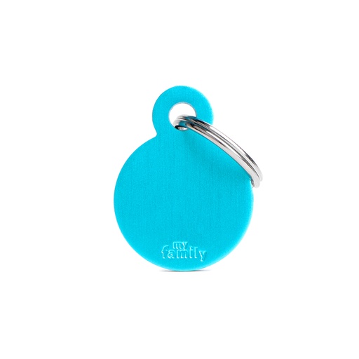 [MF25829] MyFamily Small Round Aluminum Light Blue 