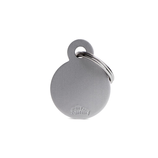 [MF25831] MyFamily Small Round Aluminum Grey