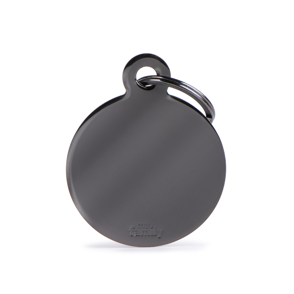 MyFamily Big Round Black Brass