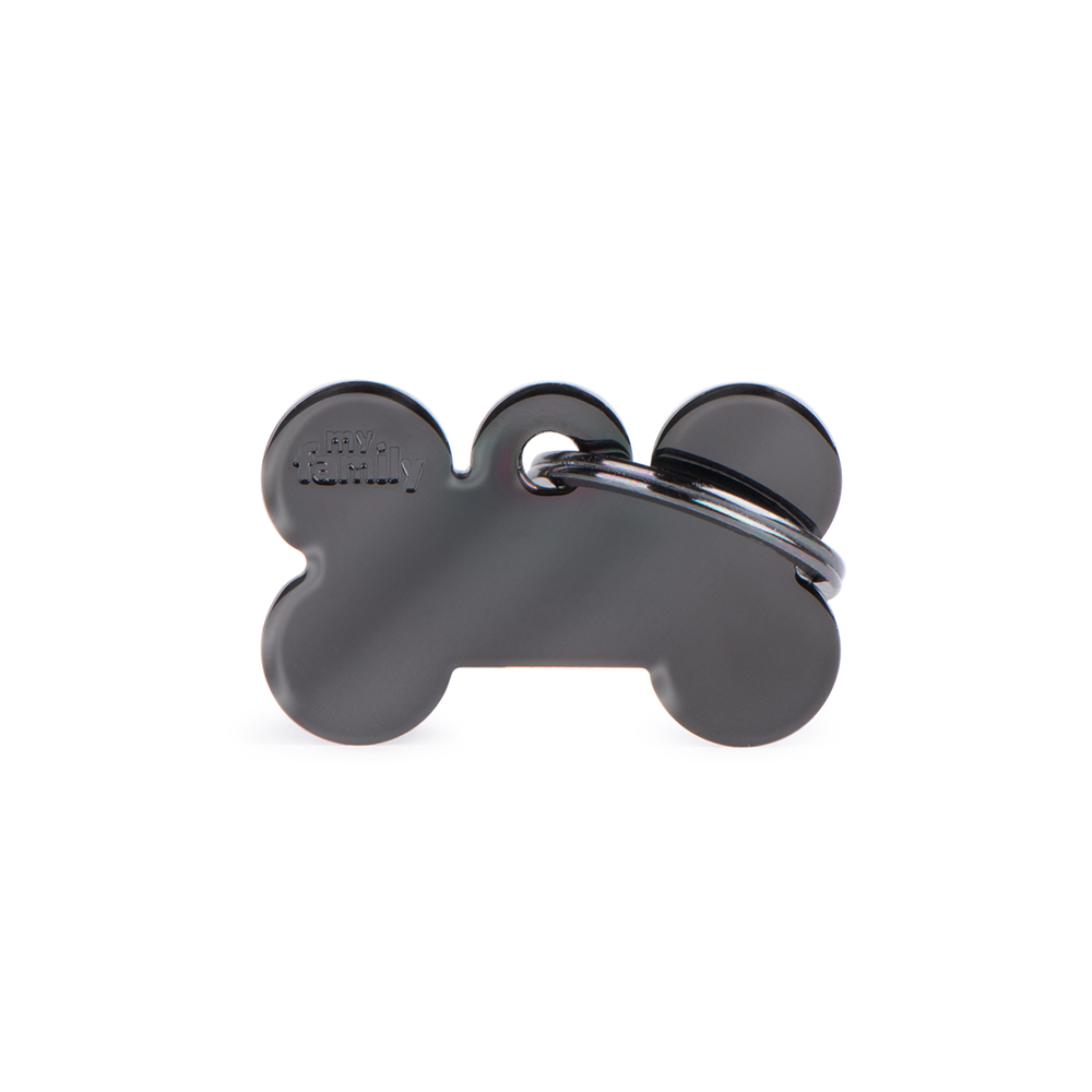 MyFamily Small Bone Black Brass