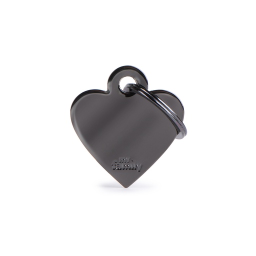 [MF85089] MyFamily Small Heart Black Brass