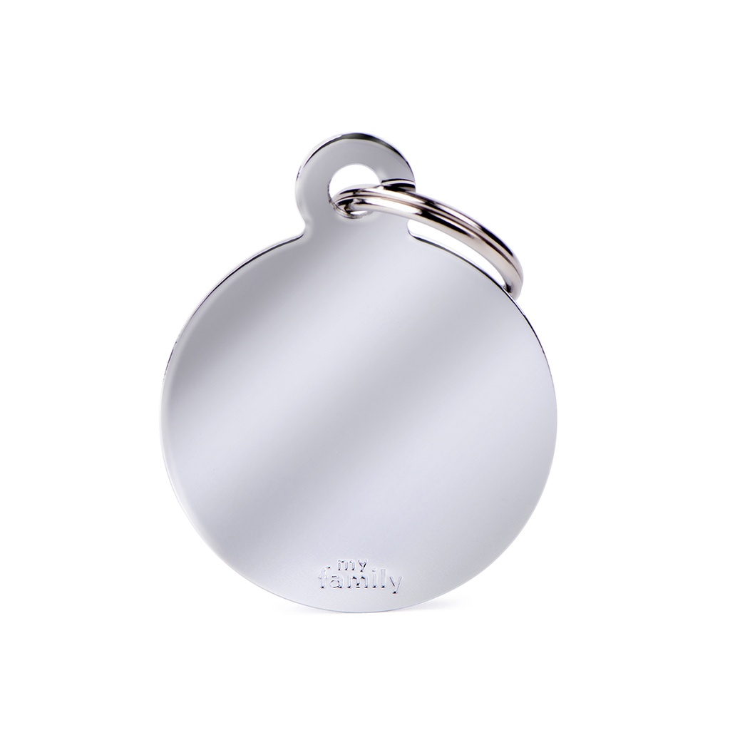MyFamily Big Round Chromed Brass